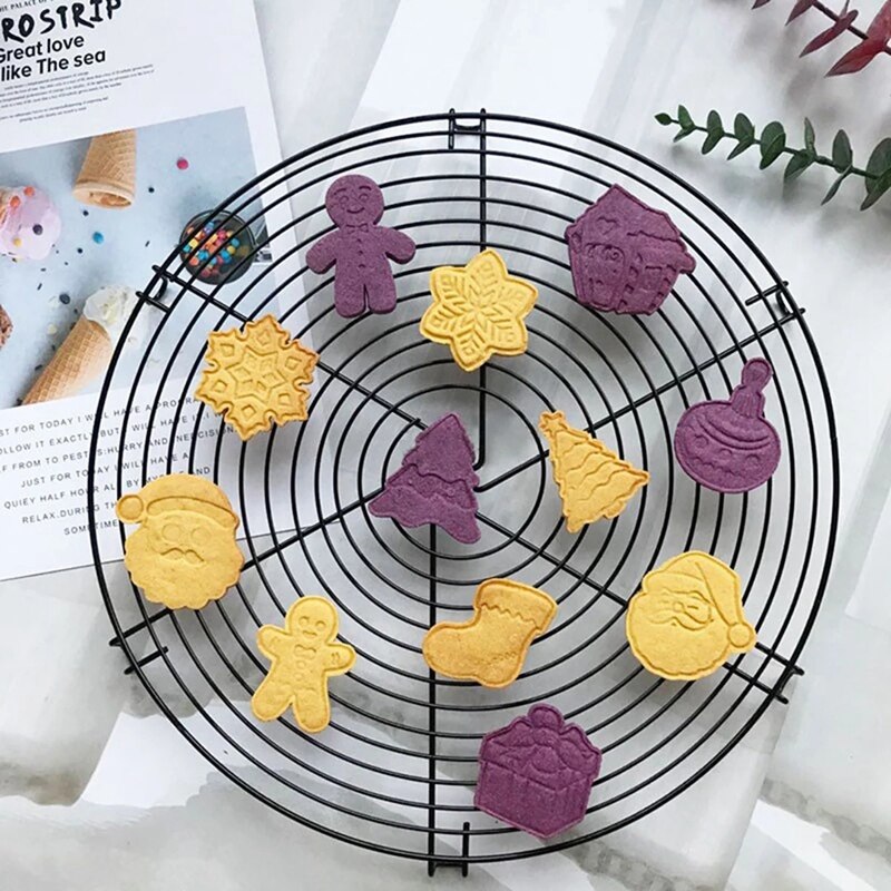4 stuks kerst 3d koekjes taart zuiger uitsteker bakvorm koekjes stempel biscuit diy mal fondant taart decoratie gereedschap