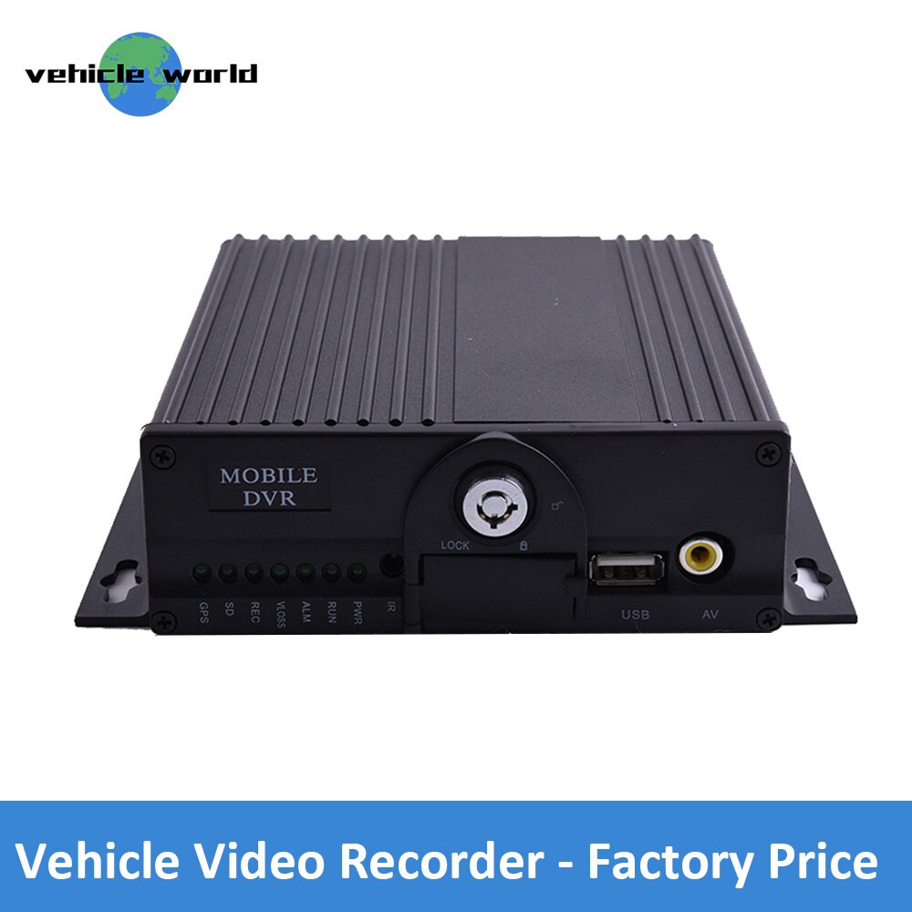 2ch 4ch Mobile DVR H.264 Video Recorder with VGA port CCTV Security
