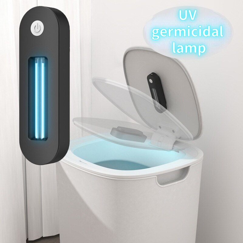 Lámpara de esterilización ultravioleta portátil, esterilizador UV, tubo de desinfección de armario doméstico, se utiliza para Closestool y bote de basura