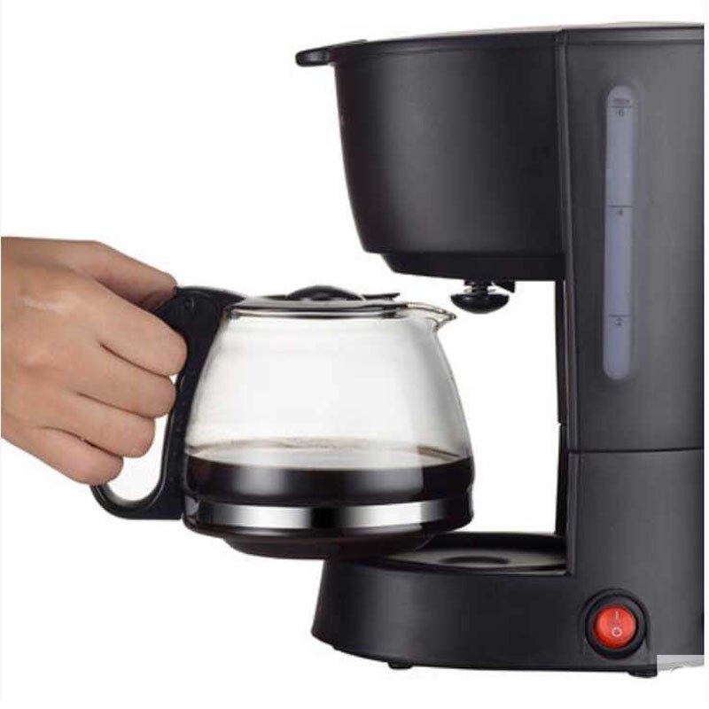 Seamoy Americano Drip Coffee Maker Machine 220V 550W Electric Black Hourglass Make Cafe Tea 600ML Multifunctional Coffee Machine