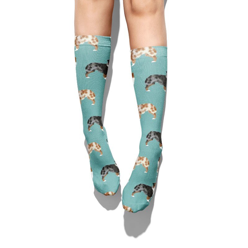 5 Paia Calzini Lunghi Per Lo Skateboard In Stile Hip-hop Harajuku Con