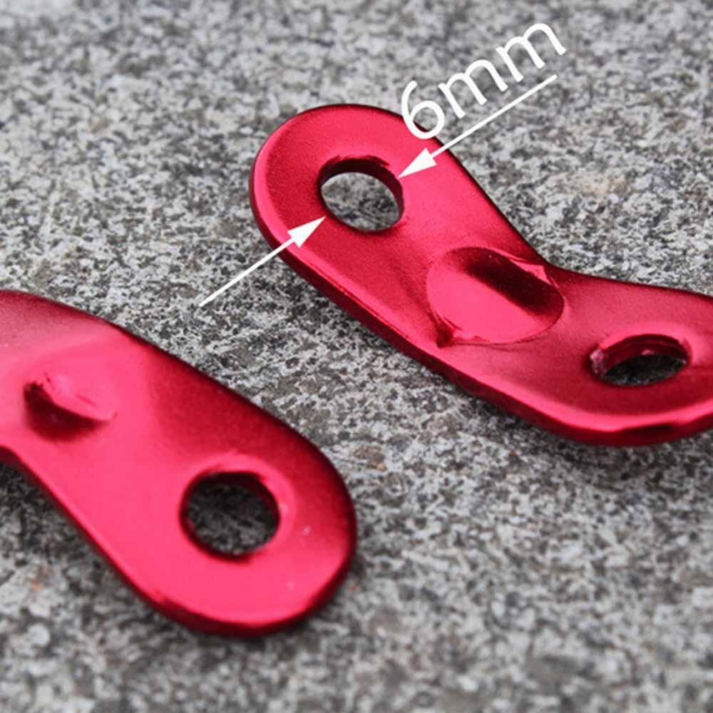 20Pcs Outdoor Camping Tent Guy Line Rope Tensioners Aluminum Alloy Cord Guyline Runners Rope Tensioners Travel Kit Accessory