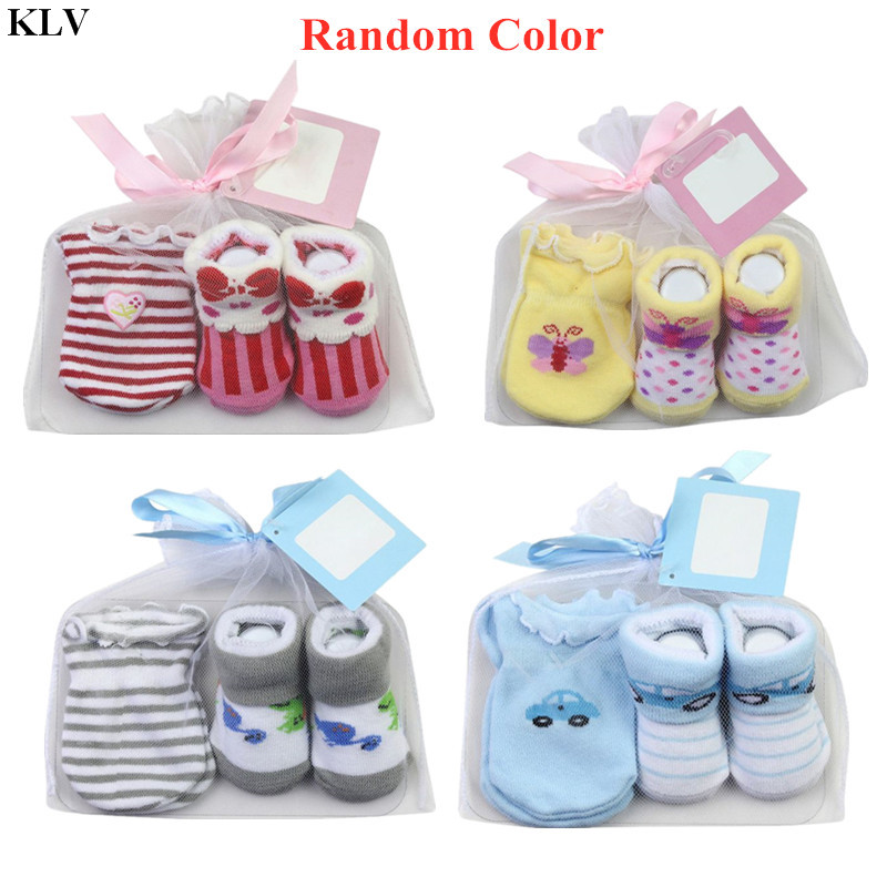 Cartoon Zachte Baby Katoenen Sokken + Anti-Kras Handschoenen Set Voor Baby Jongens Baby Meisjes Baby 0-6 maanden Pasgeboren Baby Accessoire