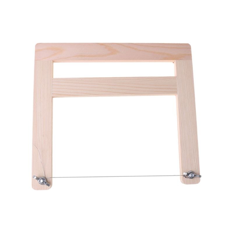 Wire Soap Cutter Slicer Loaf Cutter with Wood Handle QX2E: Default Title