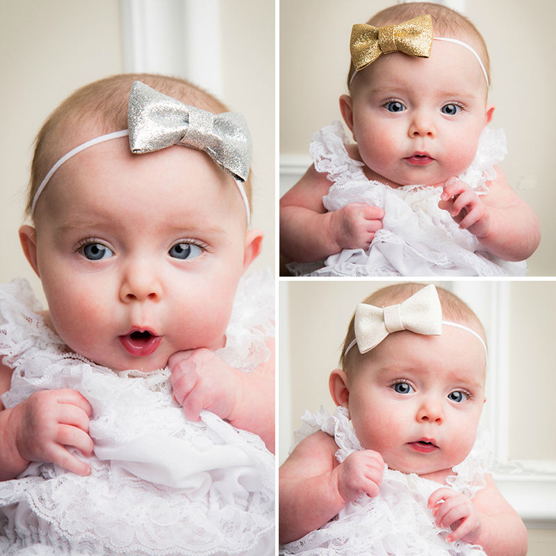 Emmababy Lovely Kids Girl Baby Toddler Bowknot Headband Hair Band Accessories Cute Headwear 4 Colors