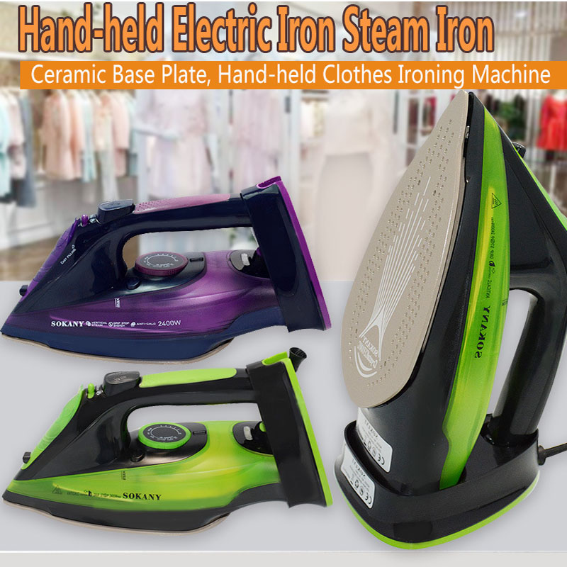 Handheld home electric steamer brush fast heating ironing machine ceramic coating steam presses powerful ironing GS26