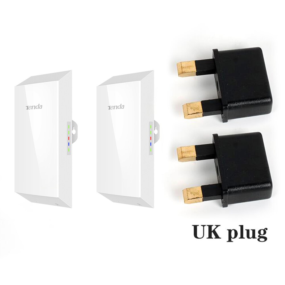 Pont de Surveillance sans fil AP, 300Mbps, 2.4GHz, 2 pièces, moniteur de sécurité, pour l&#39;extérieur: UK