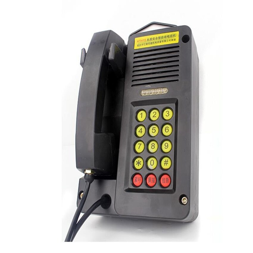 Explosion-proof Wall Mount Landline Telephone, P/T Compatible Dialing Mode, Anti-noise Automatic Telephone IP65 Protetction