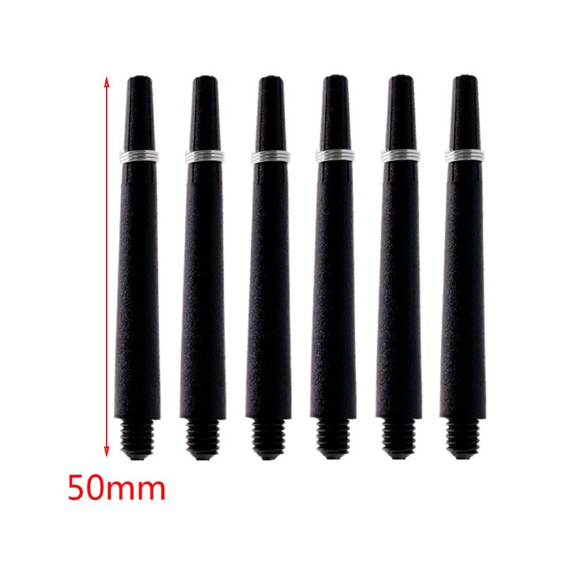 1pcs 50mm Nylon Dart Shafts Standard Screw Thread Plastic Darts Rod Stem Replacement
