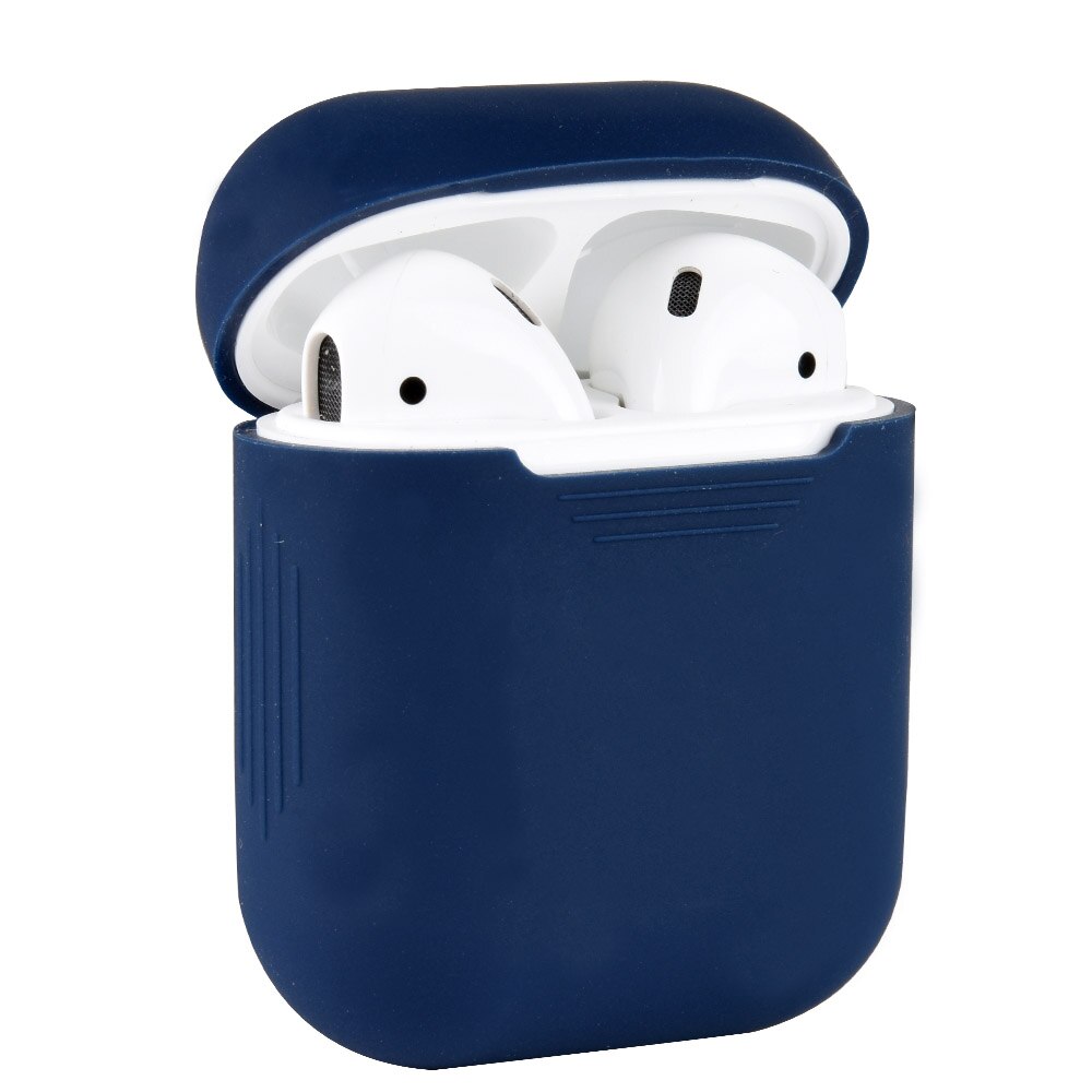 Antiurto in silicone del Trasduttore Auricolare Per Il Caso di Apple AirPods: Blu