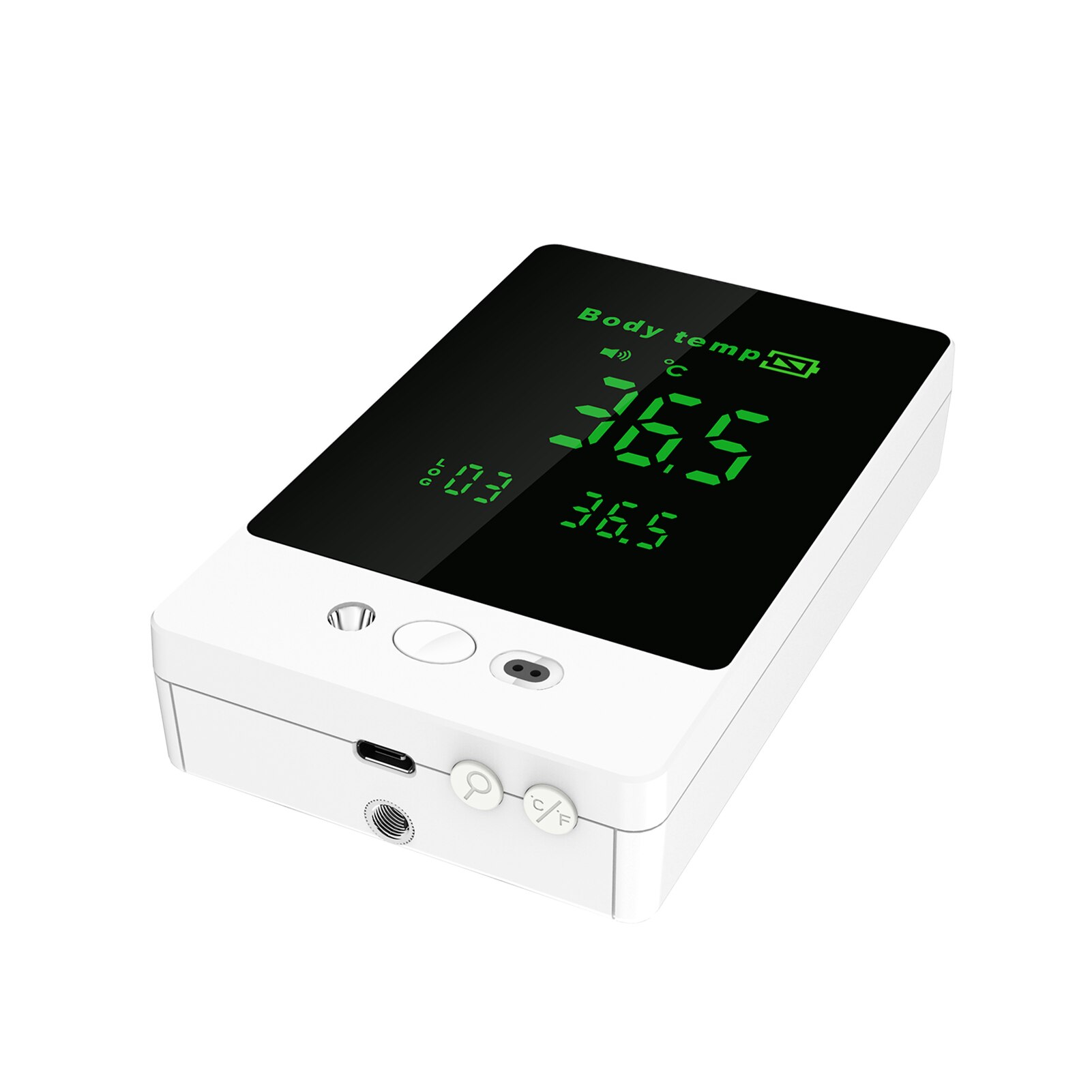 Auto Intelligent Non-contact Infrared Thermometer Measuring °C / °F Unit Switch Fever Alarm for Factories Shops Office Shops