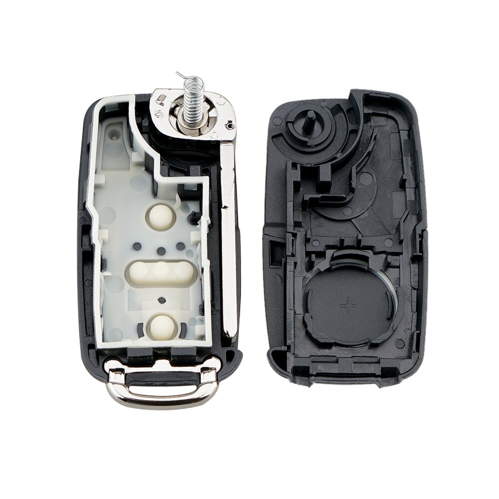 2 tasten Klapp kippen Auto Schlüssel fallen Abdeckung Hülse Für VOLKSWAGEN Für VW Für SITZ Für SKODA fob fallen 5K0837202AD 202AD HU66 Klinge