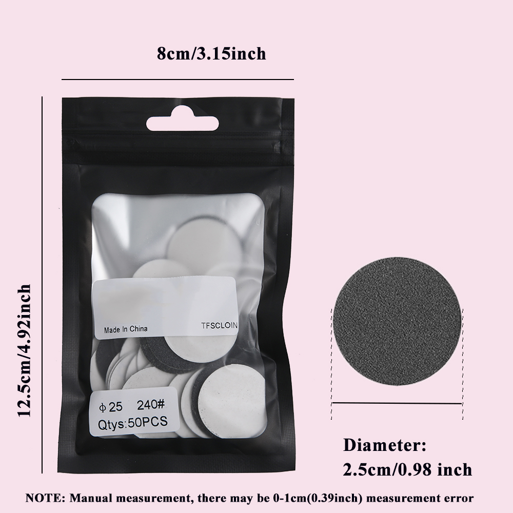 Pedicure Replacement Sandpaper Foot Care File Dead Skin Callus Cuticle Removal Accessories For Hands and Feet Manicure Tool