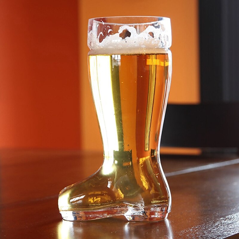 Tasses de bière de botte de Das de verre de bière de 580Ml pour la coupe du monde de barres