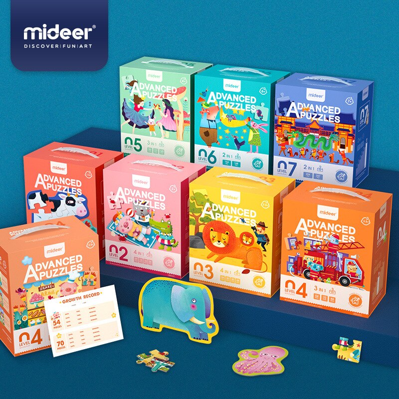 MiDeer Mi Deer Advanced Educational Aesthetic Jigsaw Puzzle Large Pieces Jigsaw Puzzle Art Development Kindergarten Toy Early EN