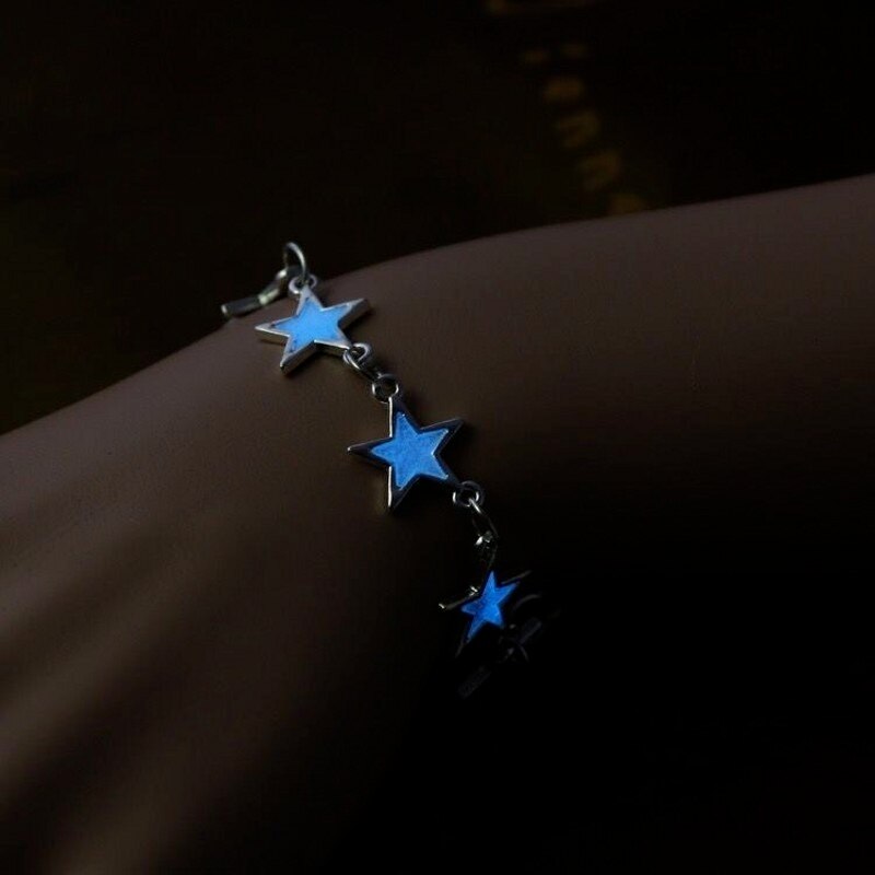2022 Enkelbanden Voor Vrouwen Little Star Hart Bloem Glow In The Dark Enkelband Op Been Voet Zomer Strand sieraden