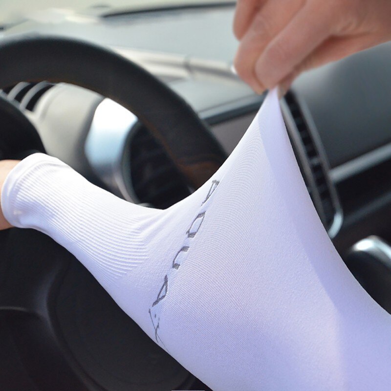 1 Pair Arm Sleeves Breathable Outdoor Cycling Running Arm Warmers Protectors For Sun Protection Sleeves Compression Unisex