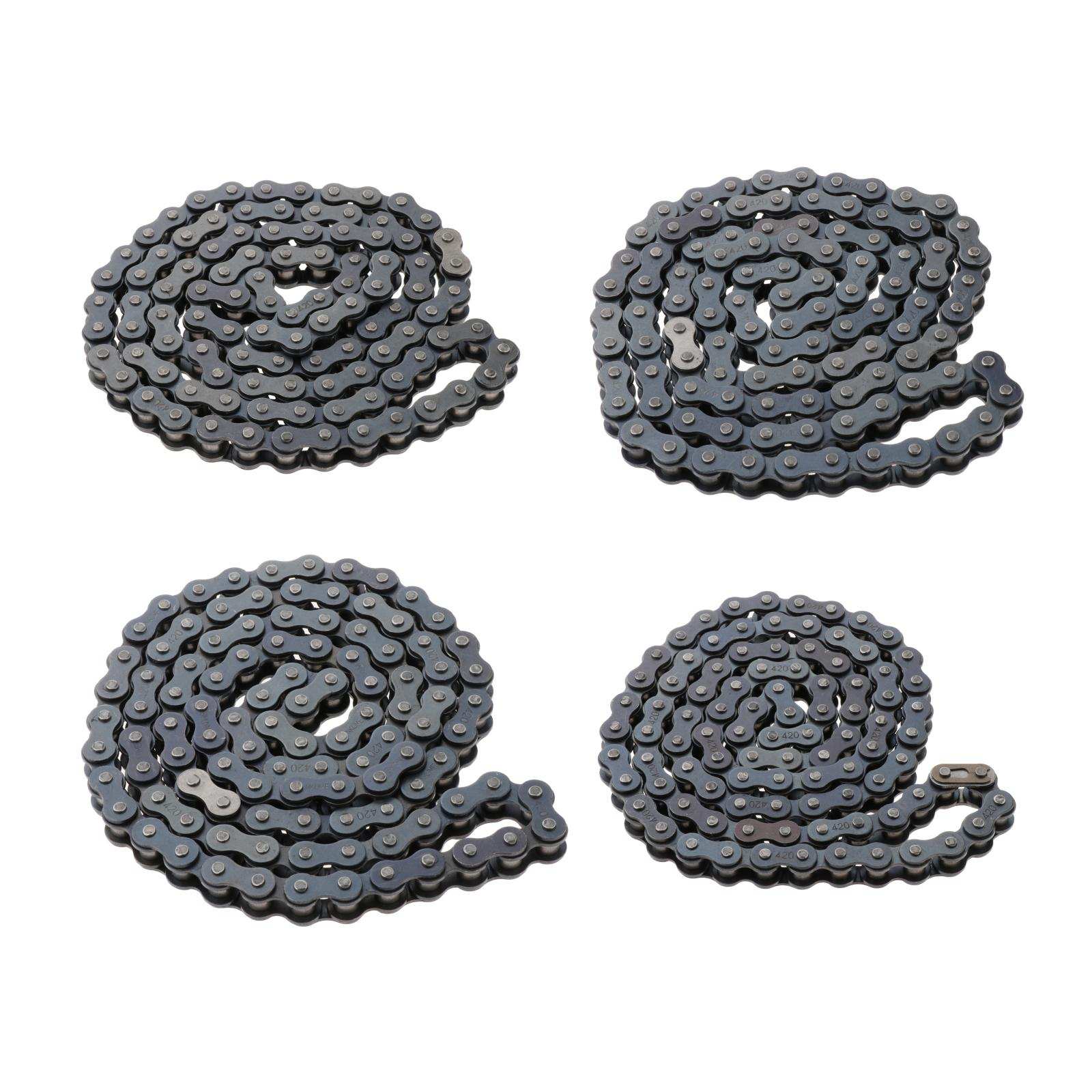 420 Motorcycle Chain 50-110Cc 96L 102L 104L 106L Accessories Motorcycle Chain for Bike