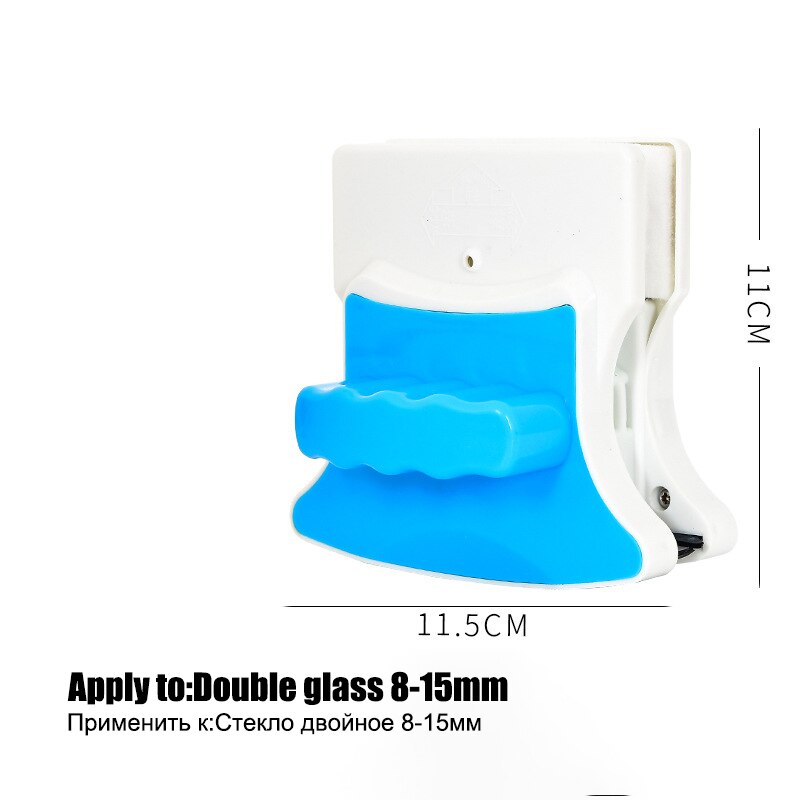 Magnetic Glass Wiper Wash Window Brush Magnets Double Side Cleaning Magnetic Brush For Washing Windows Home Cleaning Tool Wiper: 8-15MM