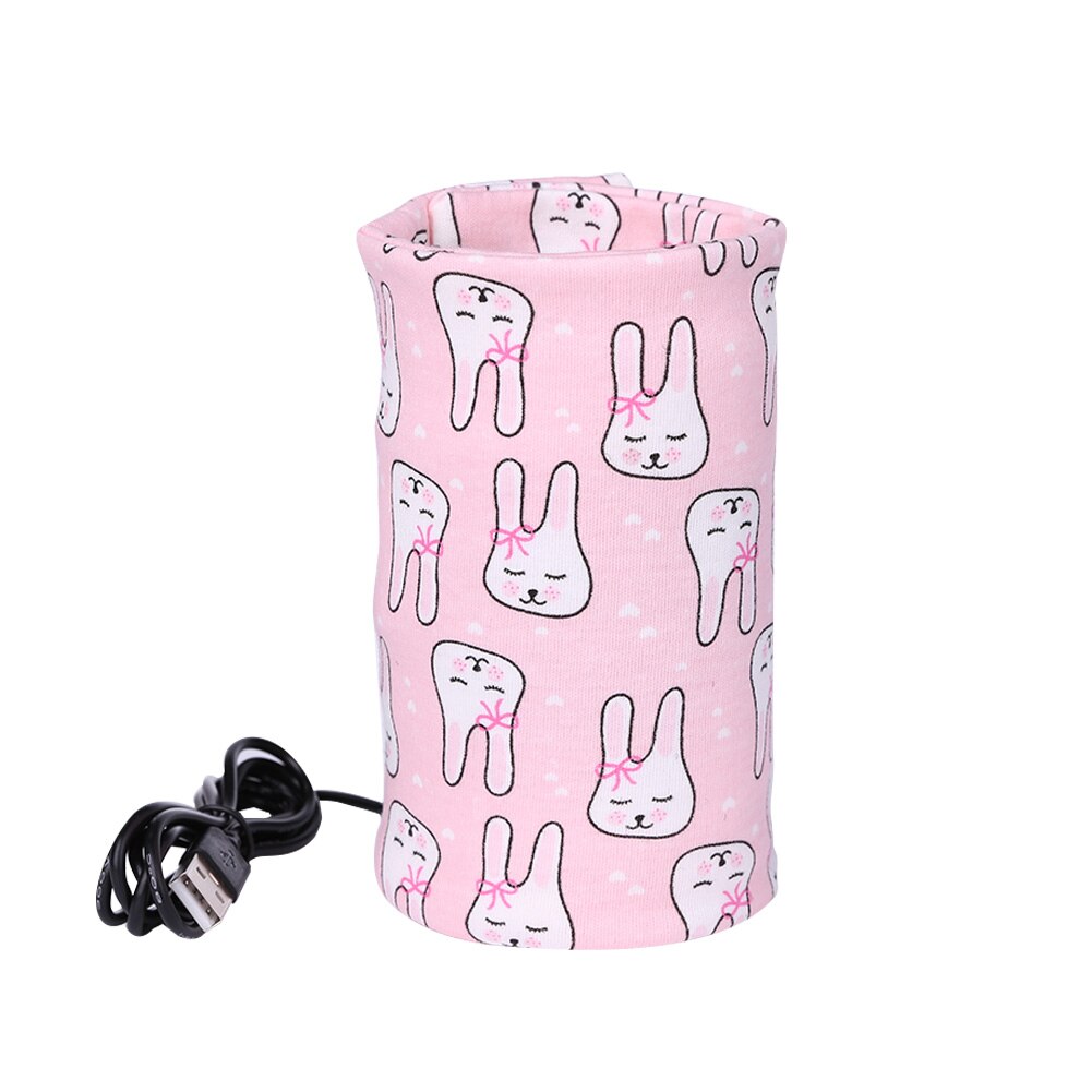Portable Baby Bottle Warmer Heater USB Charging Baby Bottle Heated Cover Feeding Insulated Bag Warmer Nursing Care: D