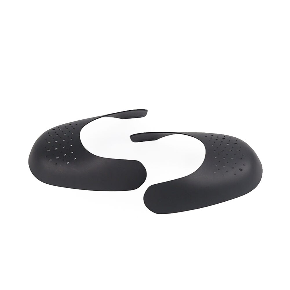 Civière de baskets pour chaussures légères et lavables, 1 paire, protection Anti-pli pour protéger les orteils: Black S