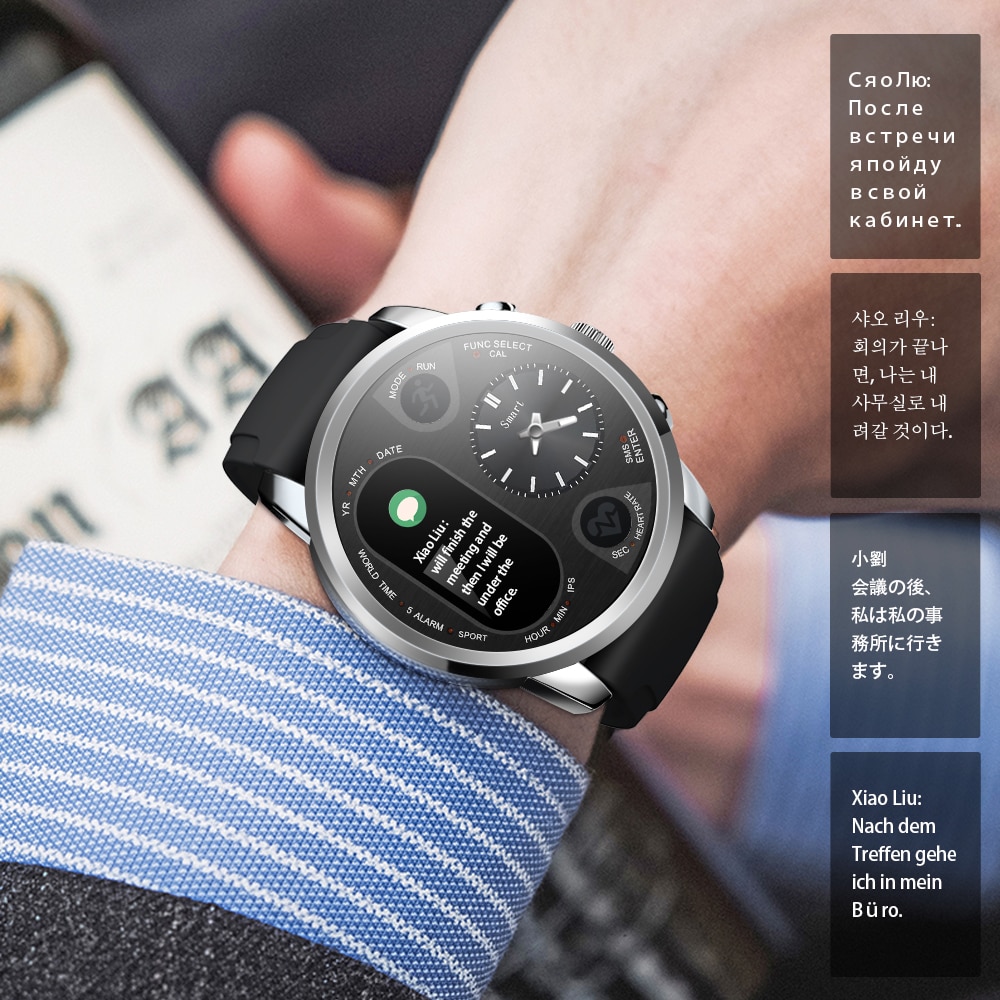 LEMFO montre intelligente pour hommes et femmes tension artérielle oxygène appel Message activité rappel Bracelet intelligent affichage couleur