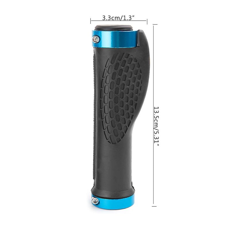 Ergonomic Bike Handle Grip Road Cycling Bicycle Anti-Skid Rubber Lock Handlebar
