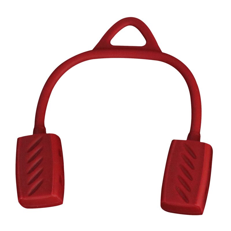 Bola de silicona para ejercicio de mandíbula de grado alimenticio, entrenador muscular, pelota para ejercicio, cuello, sonido Facial, entrenamiento muscular Mandibular, 30/40/50 libras: Rojo