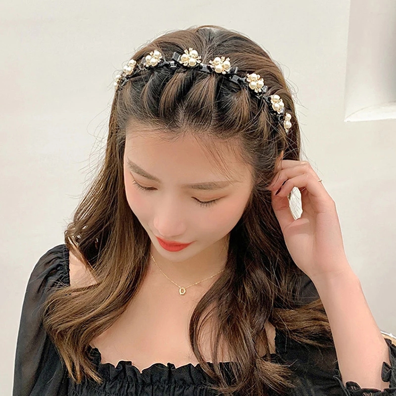 Unisex Alice Hairband Headband Men Women Sports Hair Band Hoop Metal Hoop Double Bangs Hairstyle Hairpin Hair Accessories