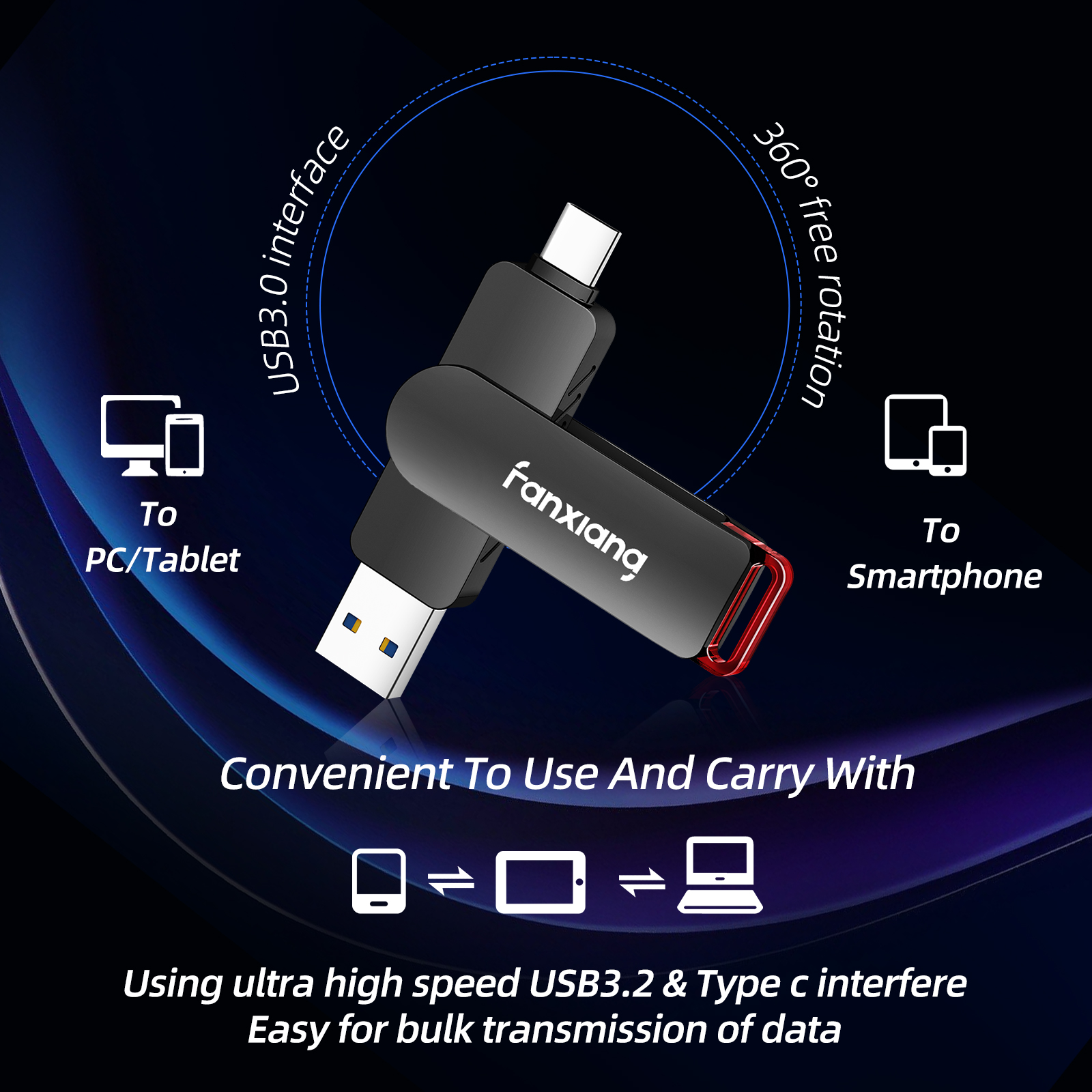 Fanxiang  f520 560mb/ , dysk ssd, 256gb 3.2, dysk flash 512gb typu 1 2 in szybki dysk flash do laptopa i telefonu