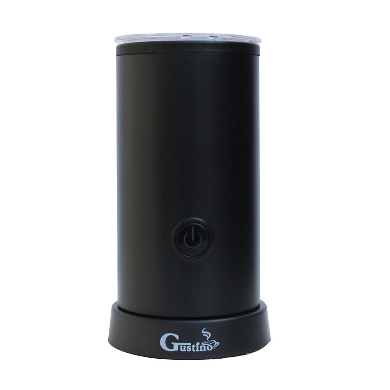 Automatic Cappuccino Coffee Maker Electric Milk Bubble Machine Milk Frother Foamer Cup Heat Latte Foam Maker Warmer: Black