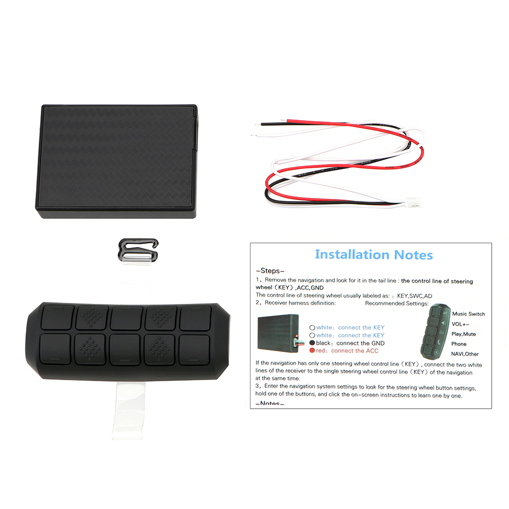 Controller Wireless pulsante del volante autoradio lettore GPS DVD telecomandi per auto