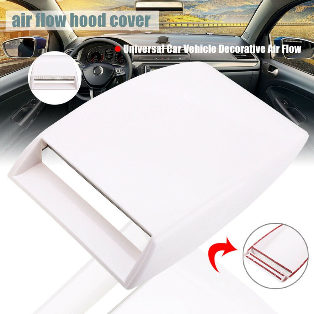 1 Pc Universele Auto Decoratieve Air Flow Intake Hood Scoop Vent Bonnet Cover Kappen Air Flow Intake Air Flow Vent