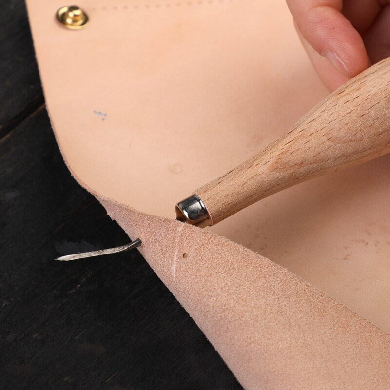 LMDZ-Kit de costura de cuero, punzón de costura de hilo encerado para cuero dedal, herramientas de trabajo Para Zapatero, reparación de lona