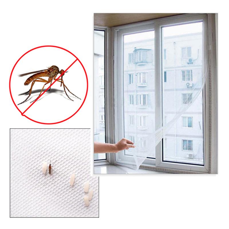 Diy Zelfklevende Flyscreen Gordijn Insect Fly Mosquito Insect Window Gaas Met Sterke Viscositeit Klittenband Huishoudelijke Benodigdheden