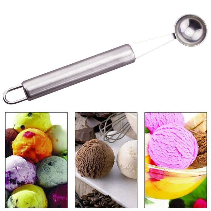 Kitchen Stainless Steel Fruit Platter Tools Carving Knife Watermelon Digging Ball Spoon Cut Fruit Tools Kitchen Stuff