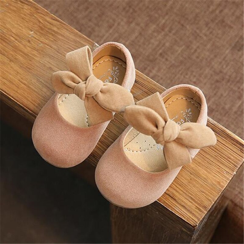 Weoneit-chaussures princesse en cuir pour bébés | Chaussures de printemps et d'automne pour petites filles, à nœud papillon, pour mariage et fête: wine red / 4