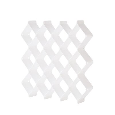 Divisori per cassetti fai-da-te organizzatore di stoccaggio per cassetti regolabile per disordine posate da cucina comò strumenti per il trucco calze cassetti per ufficio: bianca 8pezzi