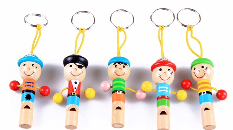 Juego de 30 unidades de silbato pirata para bebés, silbato de madera, juguete educativo, silbato de niño, juguete de madera, para niños, instrumento Musical