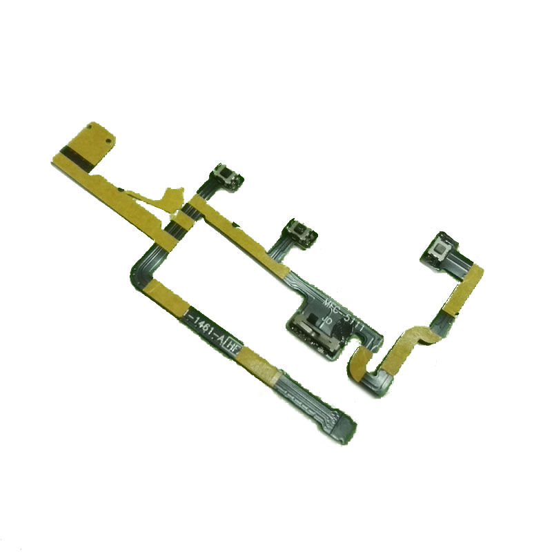 Power On Off Switch Flex Cable for iPad2 iPad 2 A1395 A1396 A1397 Volume Up Down Button Silent Mute Key Replacement: Silver