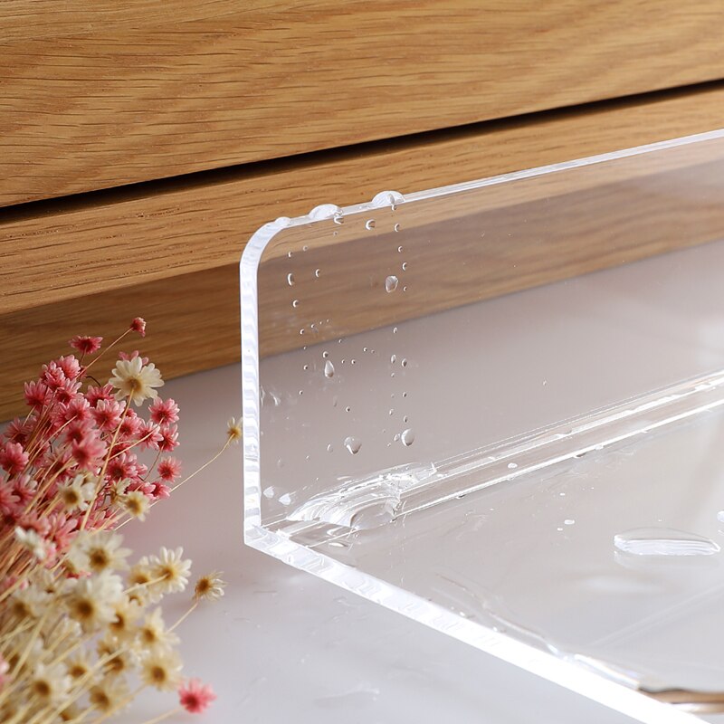 single acrylic transparent magazine file tray office desk document organizer