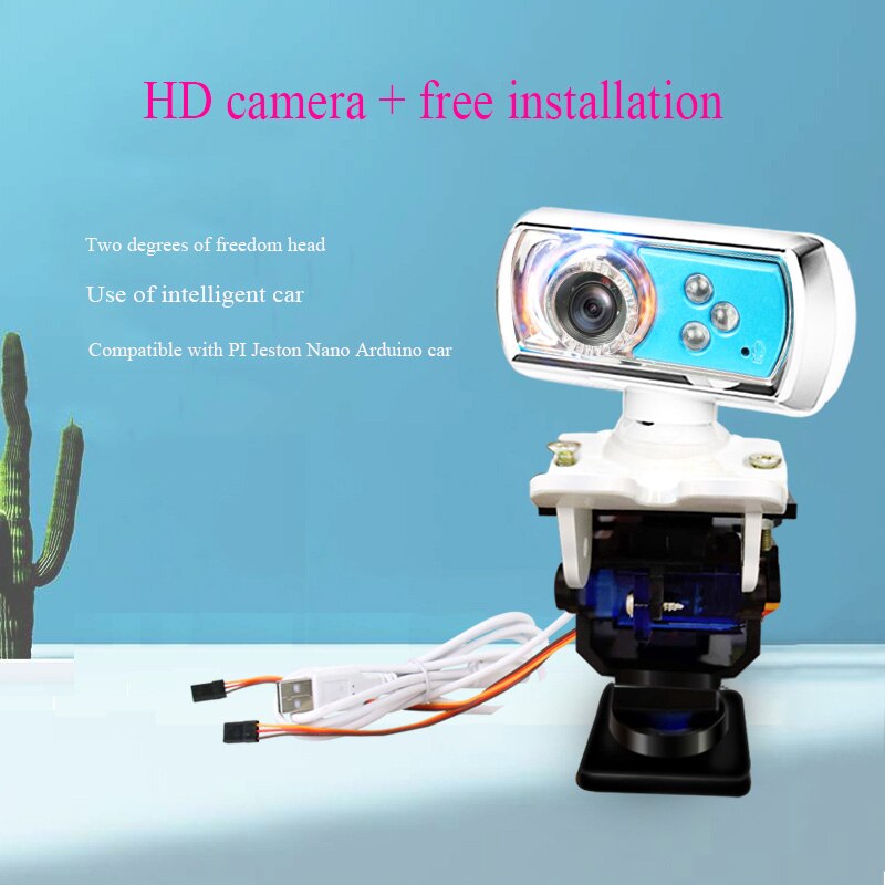 Pi Verzonden Camera + Dual-As Stuurinrichting Pan-Top Wifi Smart Auto Camera SG90 9G Steering gear