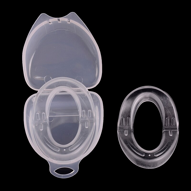 Bruxism Mouth Guard Foldable Apnea Aid Anti Oral Teeth Grinding Sleep Apnea Guard Double Layer Mouthpiece Stop Snoring Device