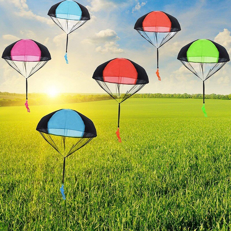 Parachute Toys Thg Parachute Figures Skydive Parachutes Man Hand Throw Soldier
