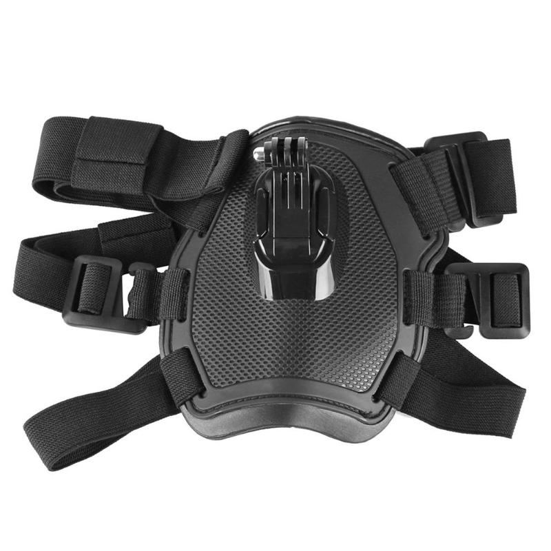 Arnés ajustable para perros, correa de pecho para cámara GoPro Hero 7 5 6 4 Session para GoPro Hero 7 6 5 4 Xiaoyi Cámara deportiva