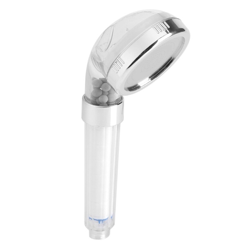 Pommeau de douche Portable à économie d&#39;eau, salle de bain, Ions négatifs, avec 3 filtres, haute pression, 1 ensemble