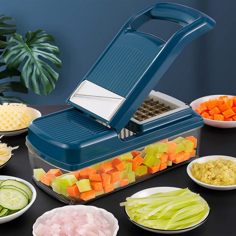 Food Chopper,Vegetable Chopper for Food Salad Potato Veggie Fruit Chopper Cutter Durable Fruit Chopper Vegetable Slicer