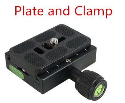 Jadkinsta 60mm Quick Release Clamping Clamp QR60 Tripod Quick Release Plate For Arca Swiss Tripod Ball Head: 2in1 Clamp and plate