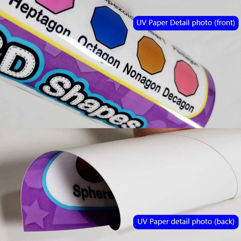 Laminated Preschool Poster for Toddlers and Kids 2 Pieces Full Alphabet Posters Number 1-10 for Nursery Classroom