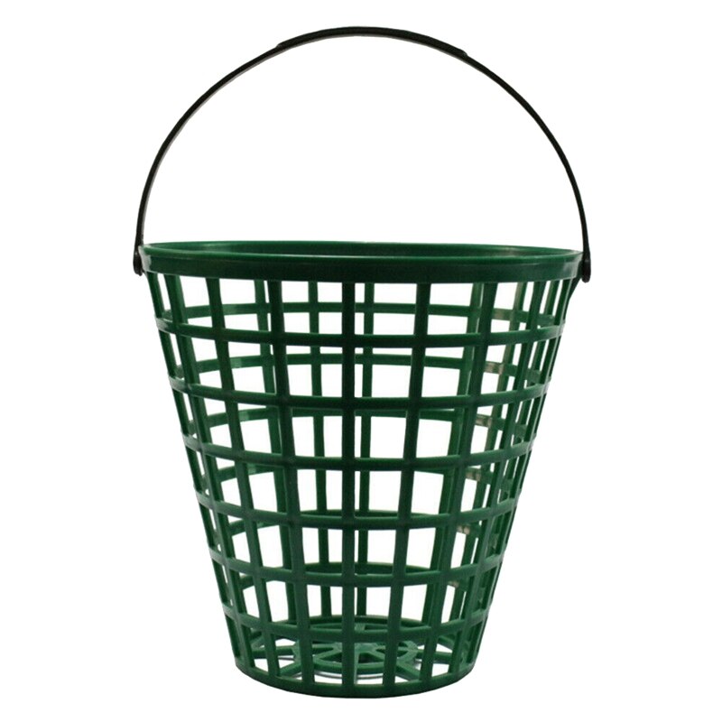 -Golf Ball Basket Golfball Container with Handle Ball Holder for Sports Stadium Outdoor Playing
